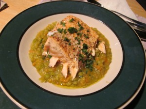 Roasted Salmon & Lentils, French Fridays with Dorie