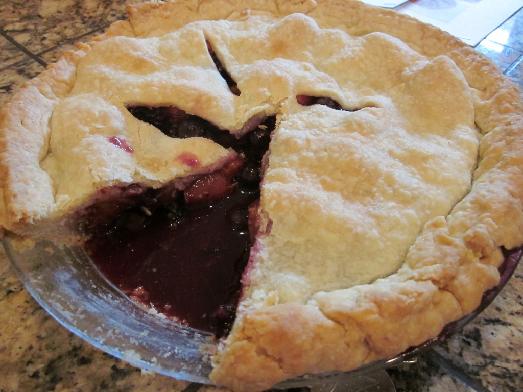 BYE, BYE, BLUEBERRY-NECTARINE PIE