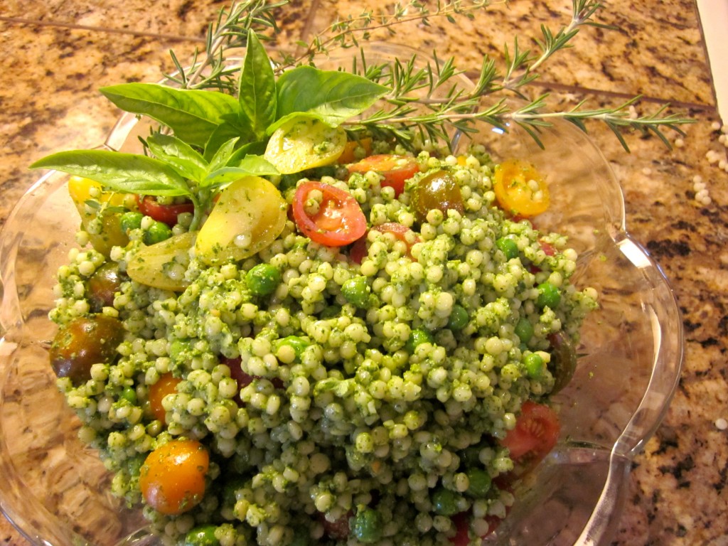 SUMMER = ISRAELI SALAD WITH COUSCOUS