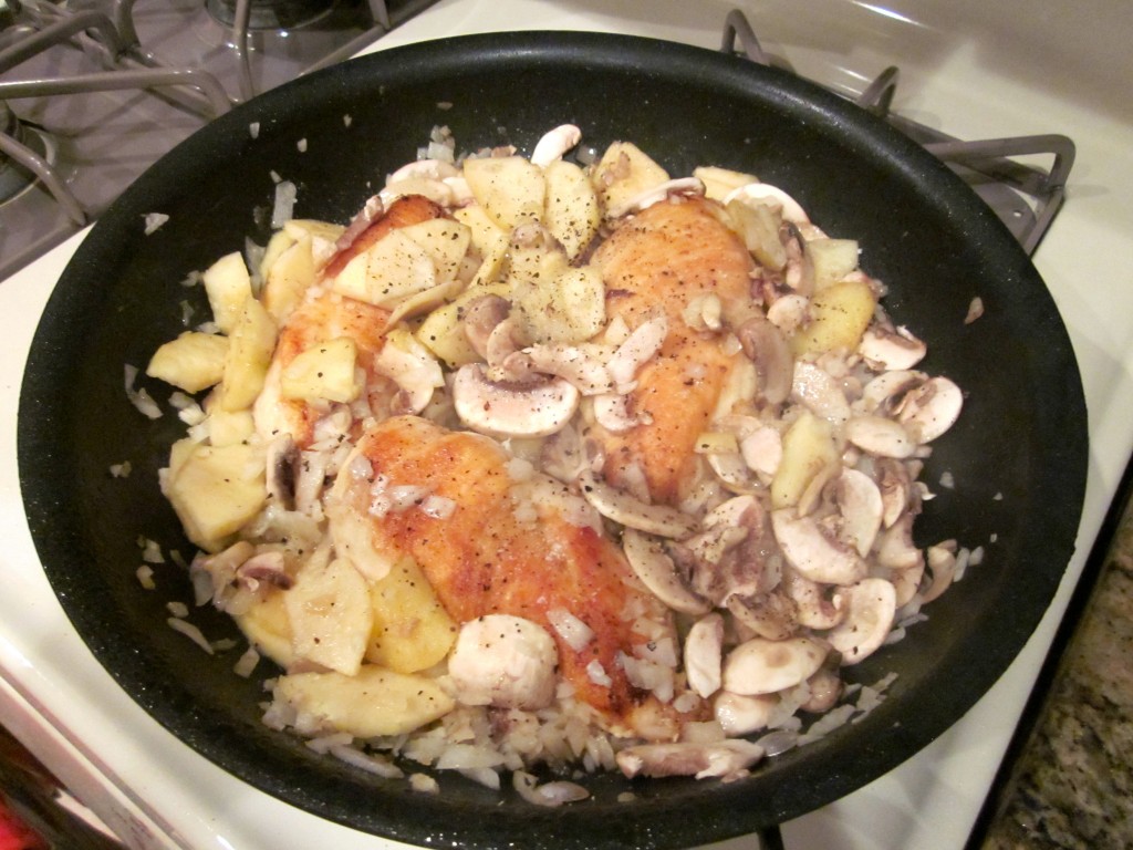 Memory Lane with Chicken, Apples & Cream à la normande