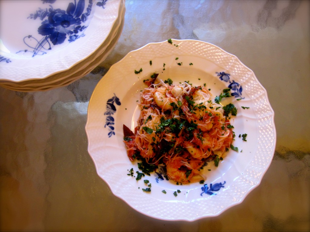 Shrimp and Cellophane Noodles is this week's French Friday with Dorie's recipe choice.