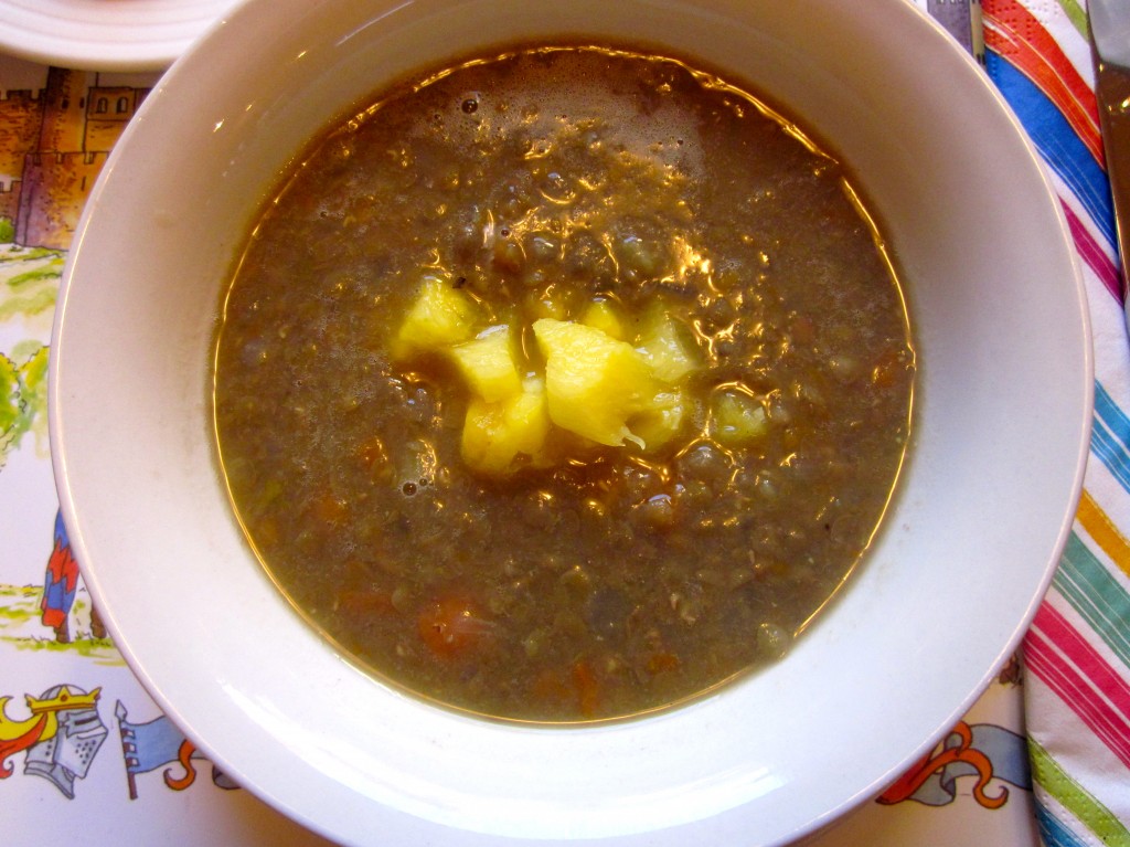 Dorie's version of lentil soup