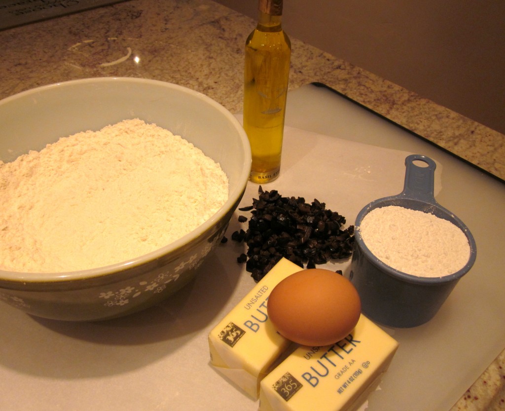 Mise en Place for this week's FFWD recipe choice.