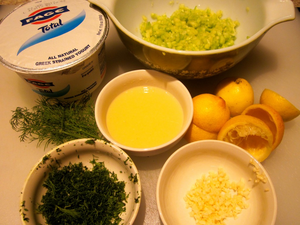 Mise-en-Place for the Greek classic, Tzatziki