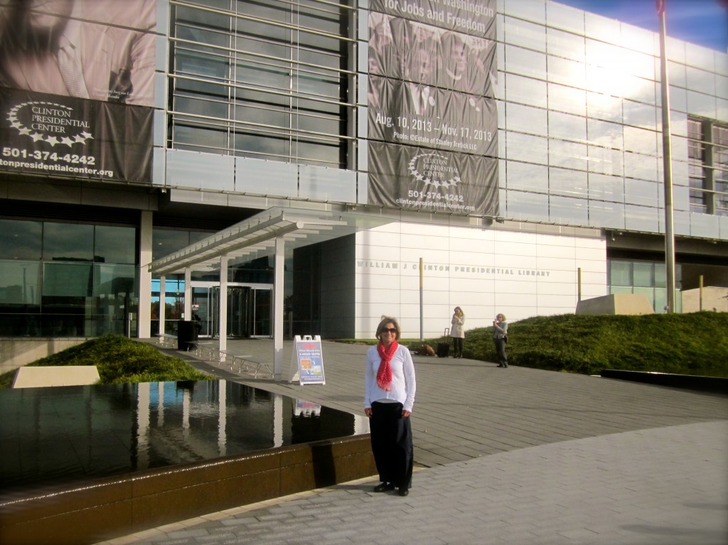 Day Five: DG's Home Town. The very impressive Clinton Library.