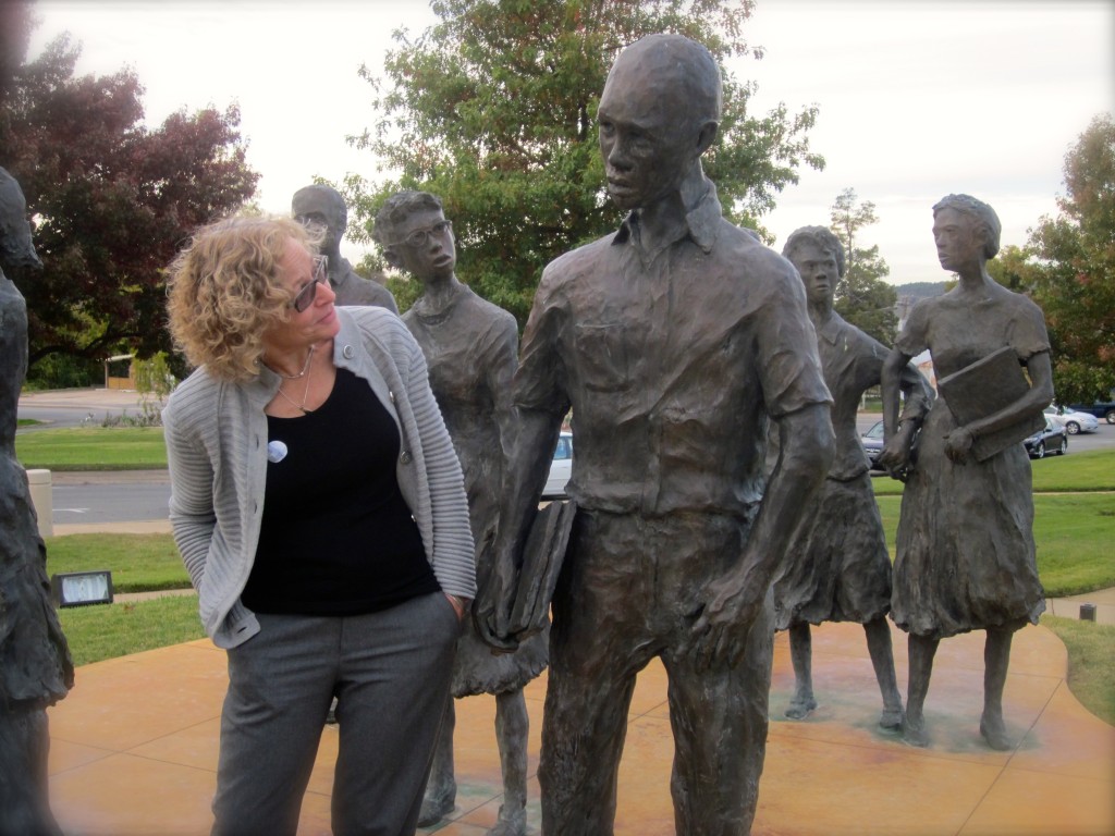 A somber stop at the State Capital to honor the Little Rock Nine.