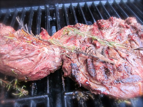 Liz Weber Berg's Glazed Leg of Lamb with Garlic & Rosemary