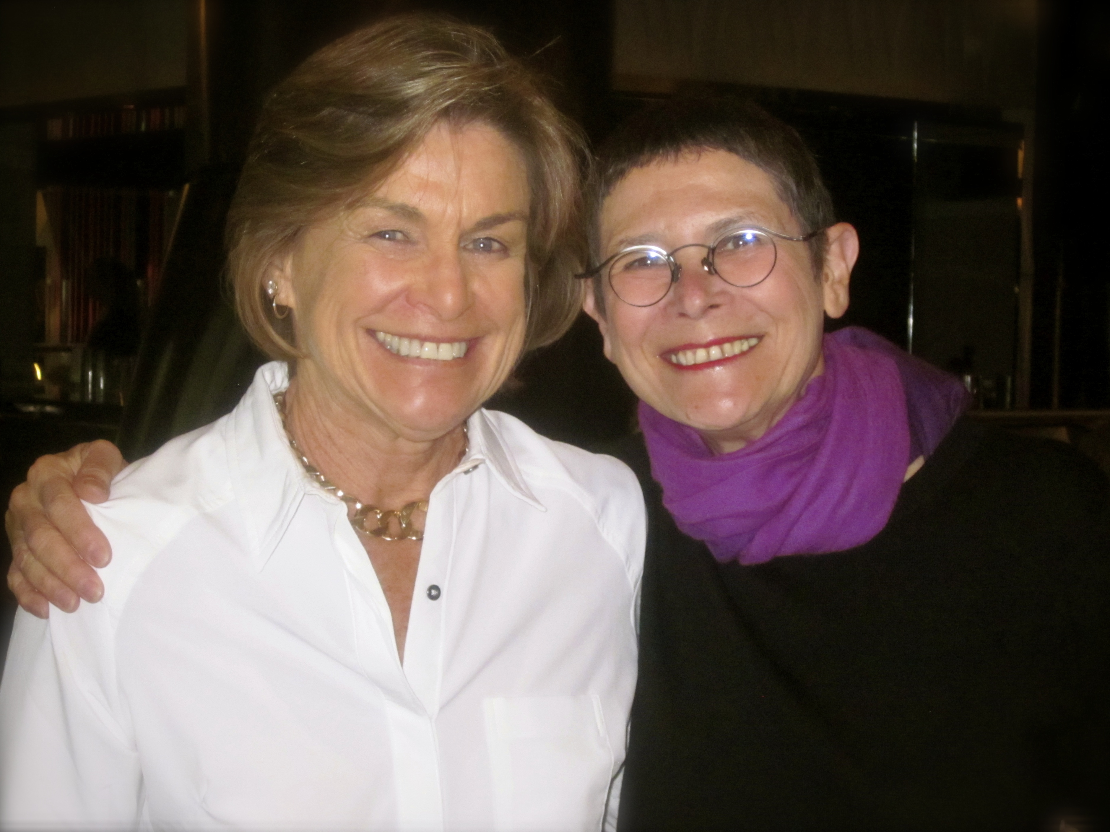 With Dorie Greenspan who was the keynote speaker at last year's IFBC in Seattle.
