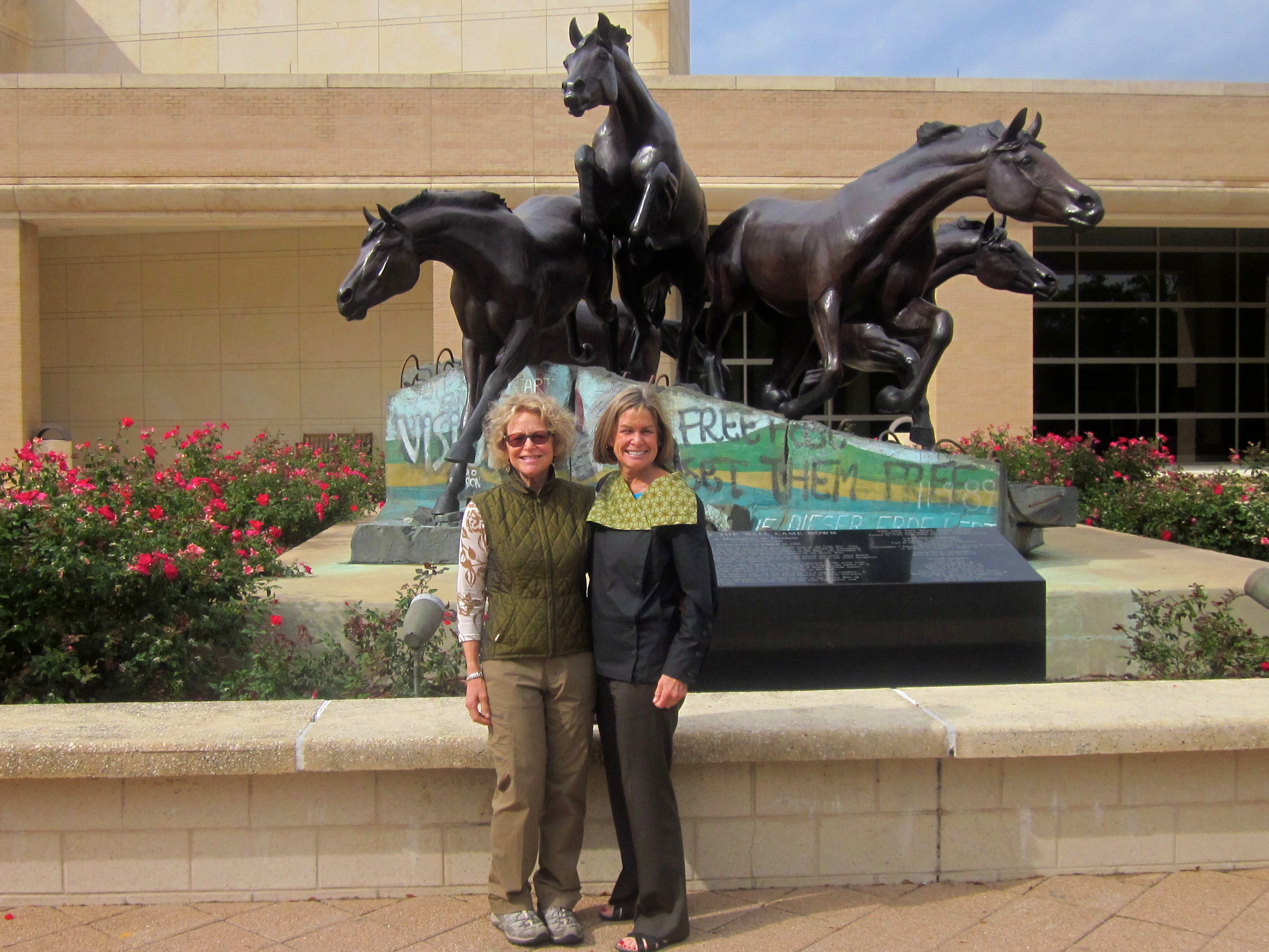 Donna's and my  first stop, George H.W. Bush's library in College Station (Texas A&M). 