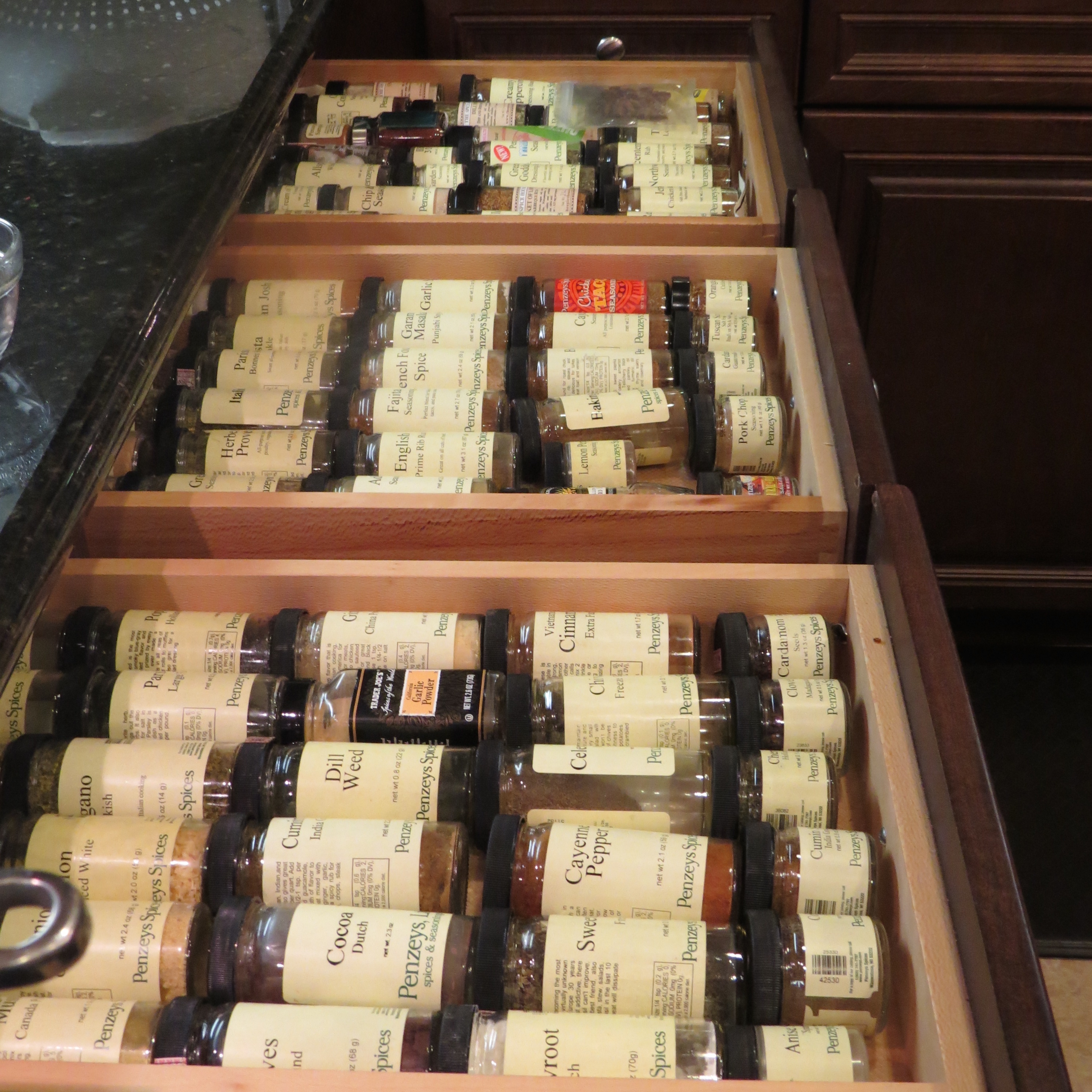 Spice Envy: Susan and John's Inventory.