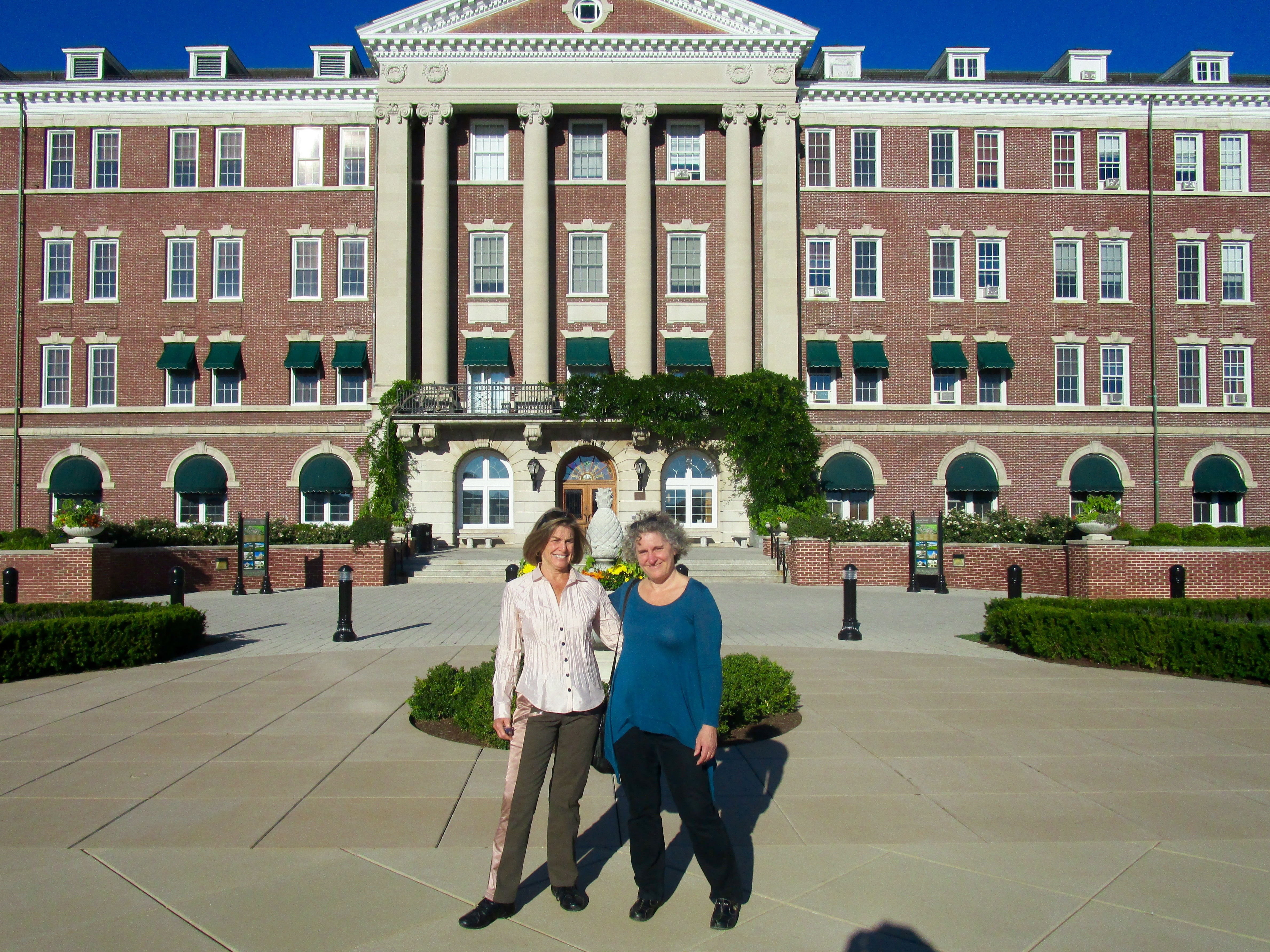 BETSY AND I RETURNED ON THE NEXT DAY TO TOUR THE VERY BEAUTIFUL CIA CAMPUS.