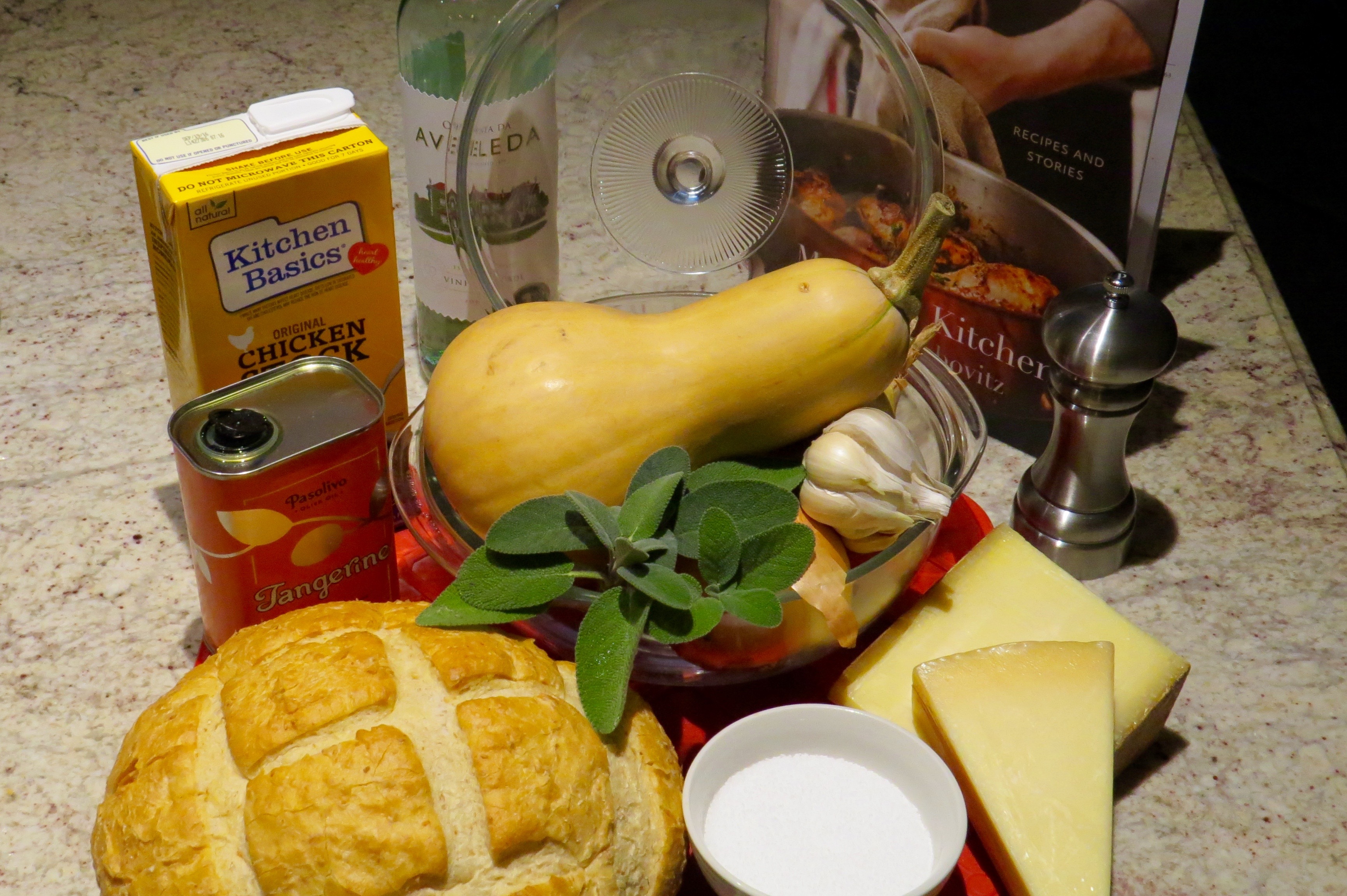 MISE en PLACE, THE INGREDIENTS NEEDED FOR THE PANADE