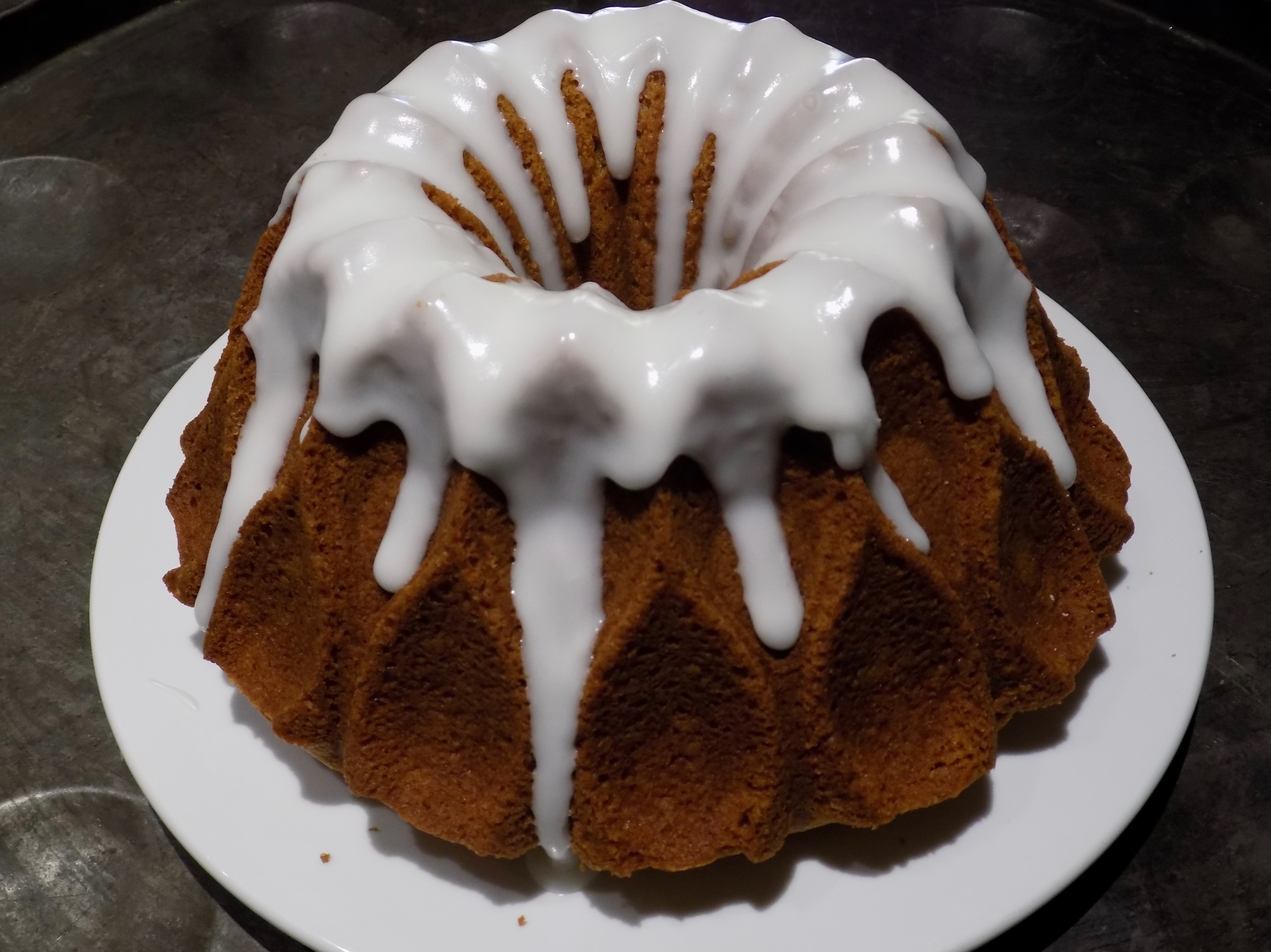 PUMPKIN SPICE BUNDT CAKE with BUTTERMILK FROSTING